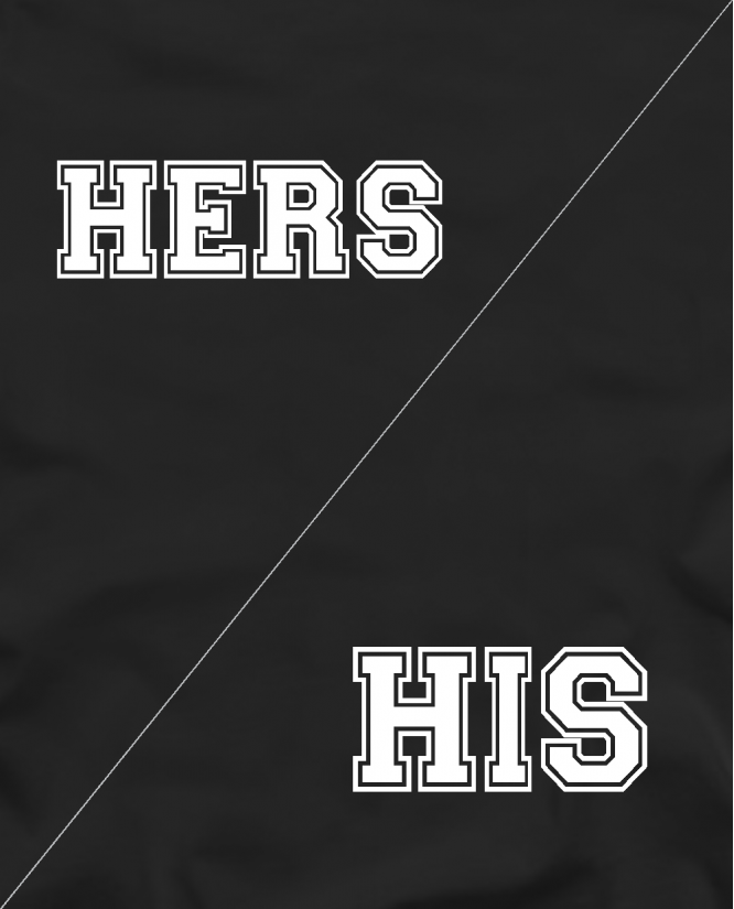 hers his
